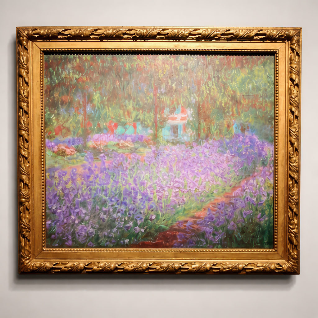 Monet's Artist's Garden at Giverny on Display at Musee d'Orsay, Paris